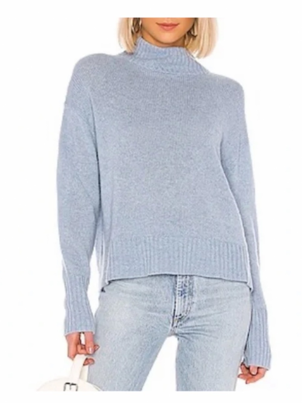 🩷 ultra soft, beautiful dusty blue cashmere sweater 🩷